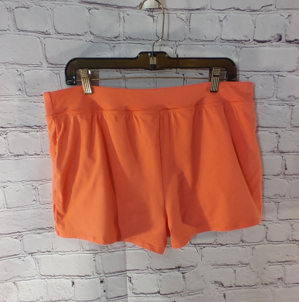 Lands' End Pink Swim Shorts Panty Liner 16
